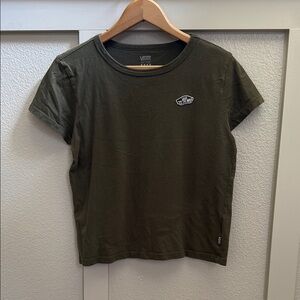 Vans Women's Olive Green T-Shirt